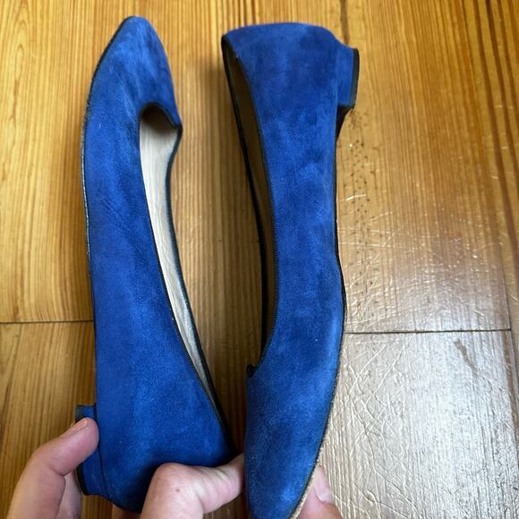 Manolo Blahnik Blue Flats - Picture 6 of 7
